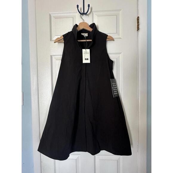 TUCKERNUCK Black Sleeveless Charlie Dress NWT Small S Sold Out - Picture 6 of 7
